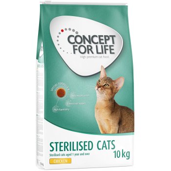 Concept for Life Sterilised Cats kuřecí 10 kg