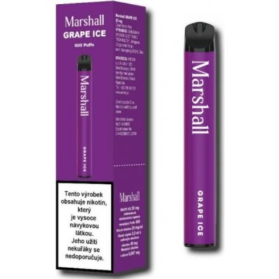 Marshall Grape Ice 20 mg 600 potáhnutí – Sleviste.cz