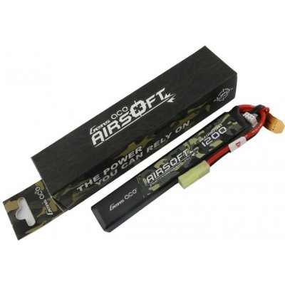 Gens Ace Airsoft LiPo 2S 2S1P 25C Mini Tamiya Plug 7,4V 1200 mAh – Zboží Mobilmania