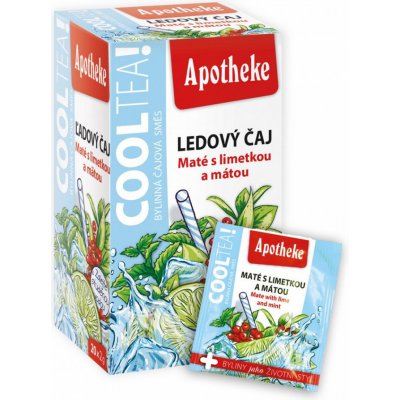 Apotheke Cooltea Maté s mátou a limetkou 20 x 2 g – Hledejceny.cz