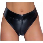 Noir Handmade F260 Powerwetlook Waisted Panties with 2 Way Zipper – Zboží Dáma