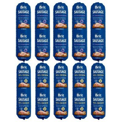 Brit Premium Sausage Chicken and Rabbit 5 x 800 g a Chicken 5 x 800 g – Hledejceny.cz