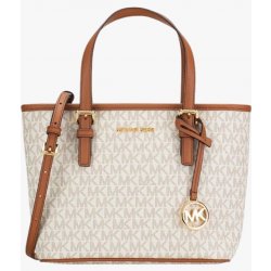 Michael Kors Jet Set Travel XS CRYL CONV TZ TOTE vanilla monogram dámská kabelka