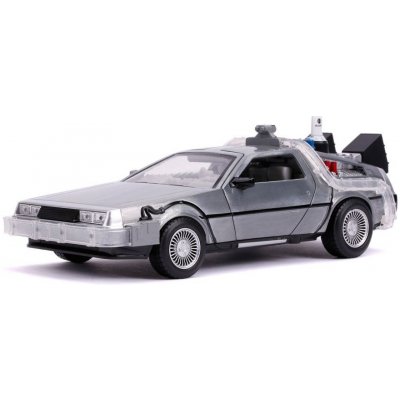 Jada Toys | Back to the Future II Hollywood Rides Diecast Model DeLorean Time Machine 1:24