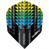 Letka na šipku Winmau Prism Alpha Black, Blue & Yellow