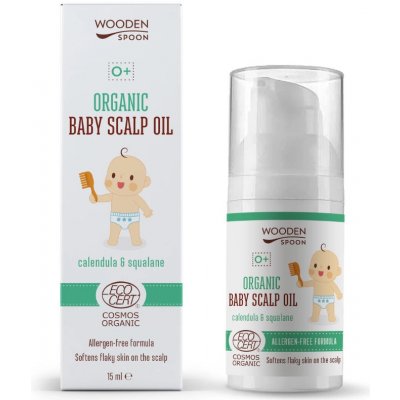 Wooden Spoon Organický olej pro dětskou pokožku hlavy 15 ml – Hledejceny.cz