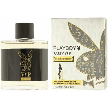 Playboy Vip Black Edition for Him voda po holení 100 ml