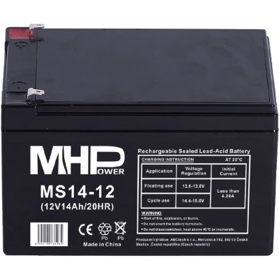 MHPower MS14-12 AGM 12V/14Ah – Zboží Živě