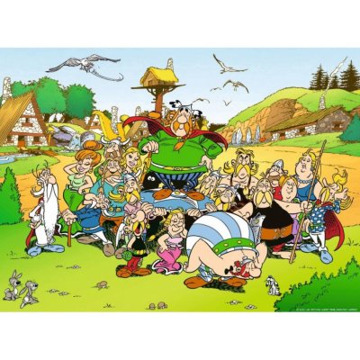 Ravensburger Asterix a Obelix: Vesnička 500 dílků