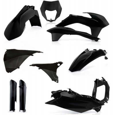 Acerbis plastový full kit KTM EXC/EXCF 14/15 černá – Sleviste.cz