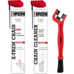 Ipone Pack Road Chain Care - Road Chain 750 ml + Chain Cleaner 750 ml + kartáč na řetěz | Zboží Auto