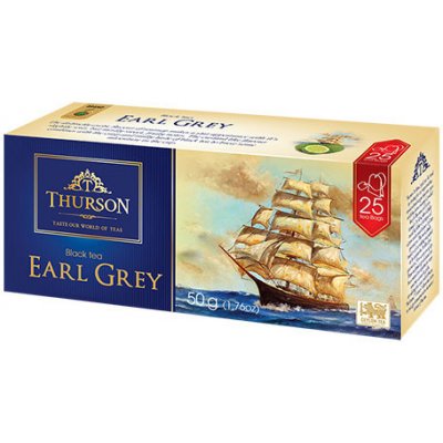 Thurson Earl Grey černý čaj 25 sáčků – Zboží Mobilmania