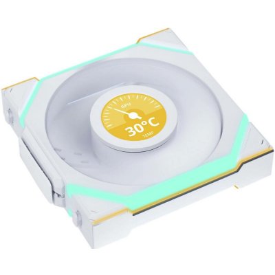 Lian Li UNI FAN SL Wireless LCD 120 White 12RSLLCD1W1W – Zbozi.Blesk.cz