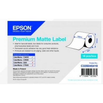 Epson 105mmx35m, 18ks, C33S045727 – Sleviste.cz