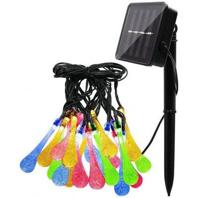 Solar R30 06 Solární vánoční řetěz RGB 30LED 6Metrů – Hledejceny.cz