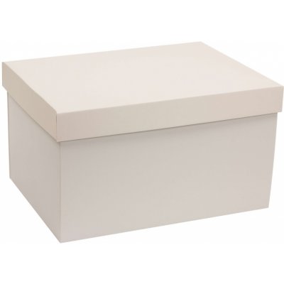 Dárková krabice s víkem 350x250x150/40 mm, šedá – Zboží Mobilmania