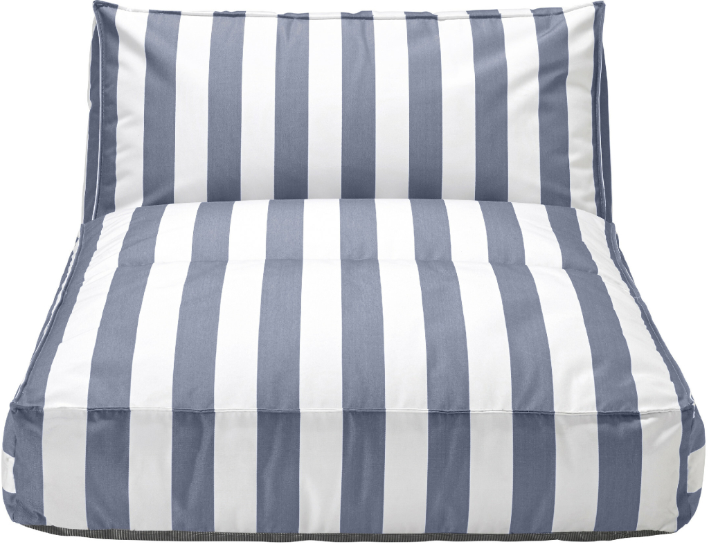 Blomus STAY 120 x 190 cm pruhované L modré