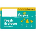 Pampers Fresh Clean Dětské čisticí ubrousky 624 ks – Hledejceny.cz
