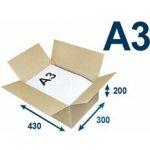 Europapier Klopové krabice A3, 430 × 300 × 200 mm hnědá – Zboží Mobilmania
