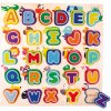 Dřevěná hračka Bino abeceda se zvířátky anglická