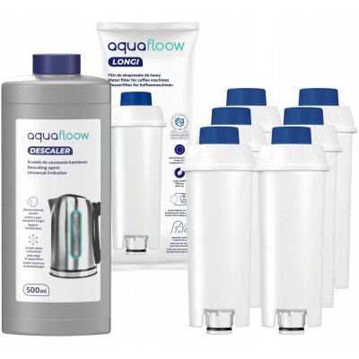 Sada AquaFloow Delonghi 6 ks + odvápňovač 500 ml – Zboží Mobilmania