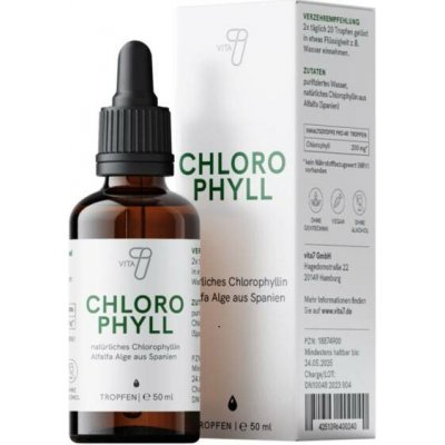 Vita7 Chlorofyl kapky z Alfalfa 50 ml VEGAN – Hledejceny.cz