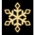 DECOLED, EFD08W LED světelný motiv vločka, teple bílá, pr. 85 cm – Hledejceny.cz