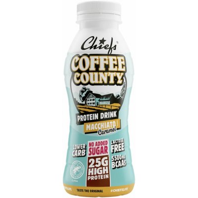 Chiefs Proteinový nápoj coffe county 330 ml – Hledejceny.cz