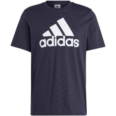 adidas T-shirt Essentials Single Jersey Big Logo T-shirt IC9348 Modrá – Zboží Mobilmania