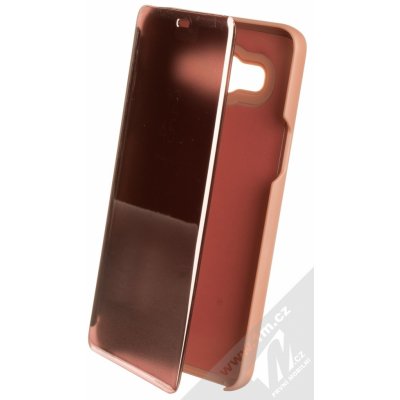 Pouzdro 1Mcz Clear View Samsung Galaxy J5 2016 růžové – Zboží Mobilmania