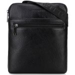 Malá černá taška přes rameno z imitace kůže 100-4P-912-1 – Zboží Dáma