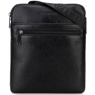 Malá černá taška přes rameno z imitace kůže 100-4P-912-1 – Zboží Dáma