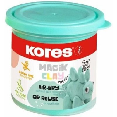 Kores Lehká modelovací hmota Magik Clay Pastel 40g pastelová tyrkysová – Sleviste.cz