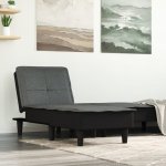 VidaXL textil tmavě šedá 352840 – Zboží Dáma