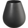 Váza Kameninová váza výška 18 cm EASE BLACK IRON ASA Selection - černá