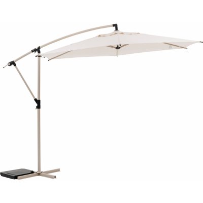 Hesperide Zahradní slunečník se stojanem, MANOA, 300 cm, bílý – Hledejceny.cz
