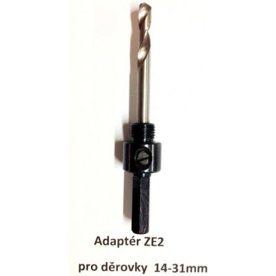 ABRABORO Adaptér ZE2 pro děrovky pilové HSS-BIMETAL pro průměry 14-31mm – Zboží Mobilmania