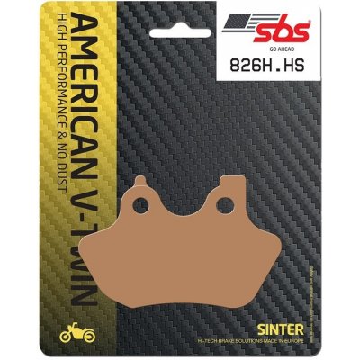 Přední brzdové destičky SBS Harley-Davidson FLHTCU 1584 Ultra Classic Electra Glide 2007 - 2008 směs HS | Zboží Auto