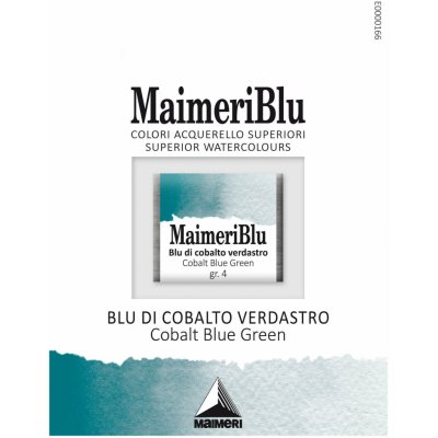 Maimeri Blu Akvarelová barva Cobalt Blue Green 381 1,5 ml 1 ks – Hledejceny.cz