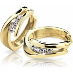 Cutie Diamonds kruhové ze žlutého zlata s brilianty DZ6433-1794-80-00-X-1 – Zboží Mobilmania