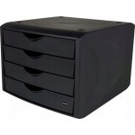 Helit The Green Chameleon H6429595 zásuvkový box 4 zásuvky černý A4 – Sleviste.cz