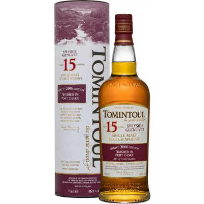 Tomintoul 2006 15y Port Cask Finish 46% 0,7 l (tuba) – Hledejceny.cz