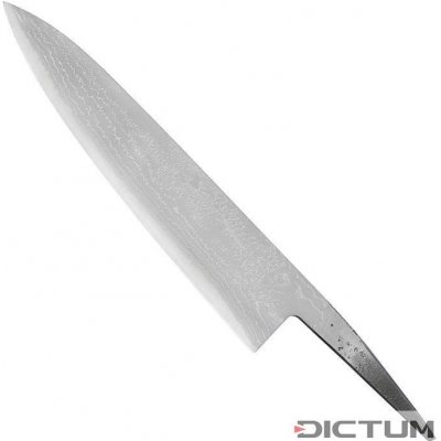 Dictum Čepel na výrobu nože Damascus Blade 15 Layers Gyuto 180 mm