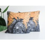 Xpose bavlna ZLATÝ STROM 2ks Bavlna 40 x 40 cm – Zboží Dáma