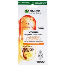 Garnier Skin Naturals Ampoule Sheet Mask Vitamin C pleťová maska 15 g