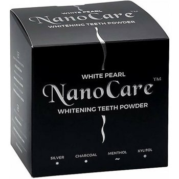 White Pearl Nanocare charcoal whitening powder s aktivním uhlíkem 30 g