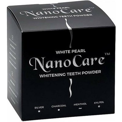 White Pearl Nanocare charcoal whitening powder s aktivním uhlíkem 30 g – Sleviste.cz