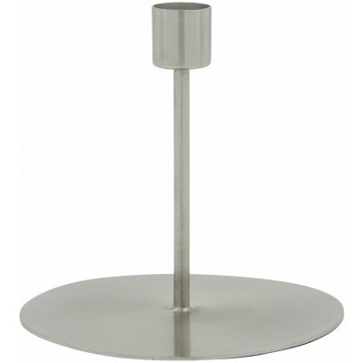 House Doctor Kovový svícen Anit Silver 13 cm, stříbrná barva, kov – Hledejceny.cz