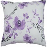 Dadka krep Kvítí fialové na bílém 70 x 90 cm – Zbozi.Blesk.cz