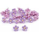 Plastový knoflík - Kytička 11mm Barva: Fialová – Zbozi.Blesk.cz
